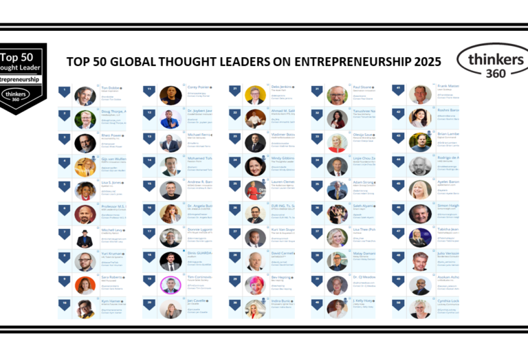 Top 50 Global Thought Leaders and Influencers on Entrepreneurship 2025