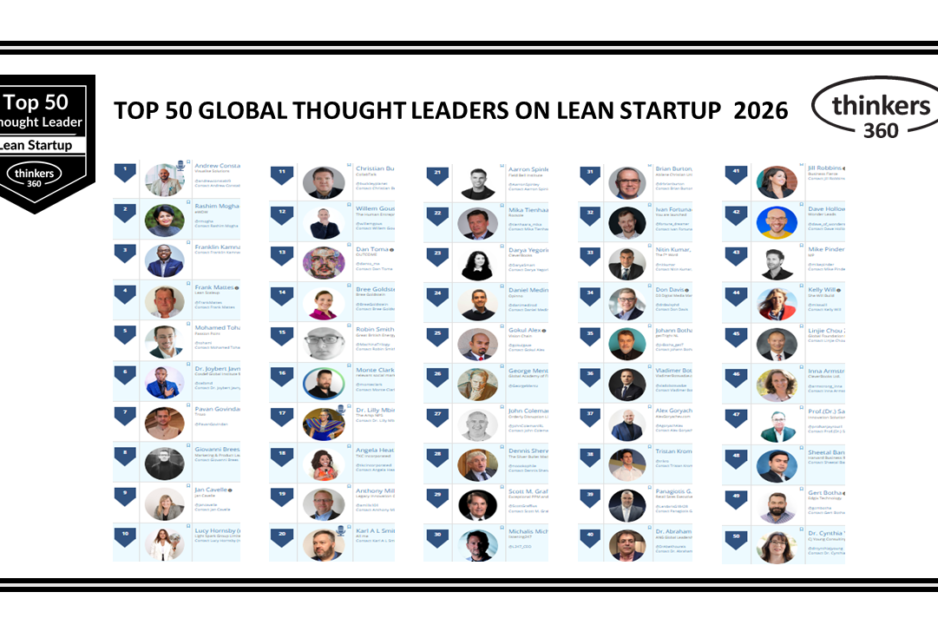 Top 50 Global Thought Leaders and Influencers on Lean Startup 2026 Top 50 Global Thought Leaders and Influencers on Lean Startup 2026