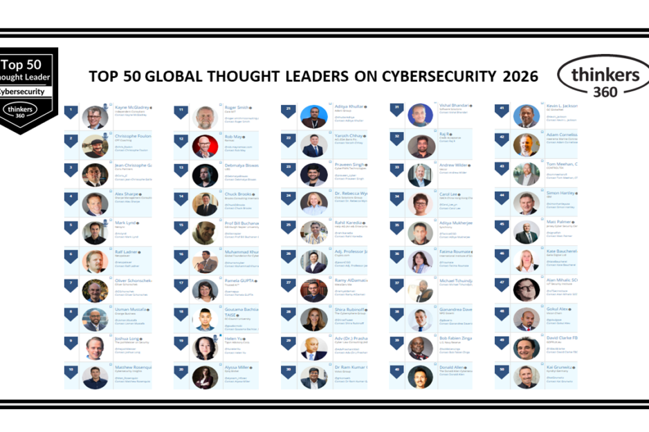 Top 50 Global Thought Leaders and Influencers on Cybersecurity 2026 Top 50 Global Thought Leaders and Influencers on Cybersecurity 2026