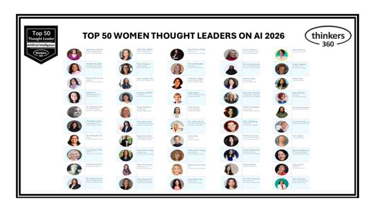 Top 50 Women Thought Leaders, Analysts & Influencers on AI 2026