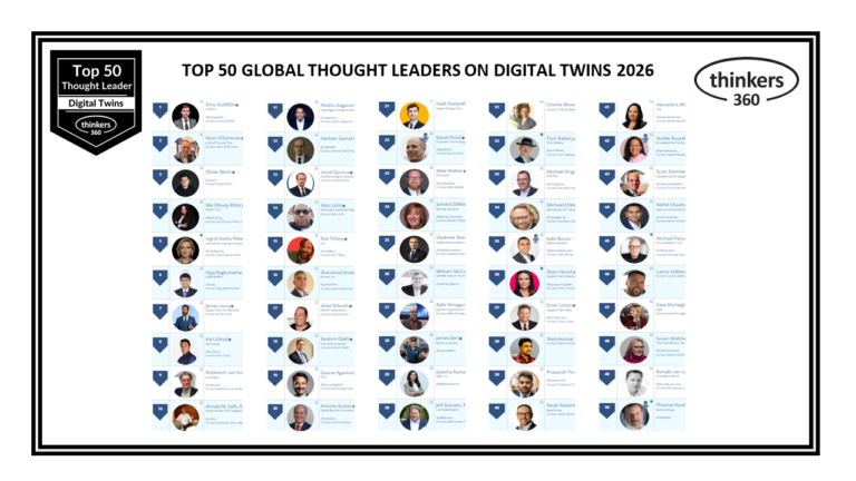 Top 50 Global Thought Leaders and Influencers on Digital Twins 2026