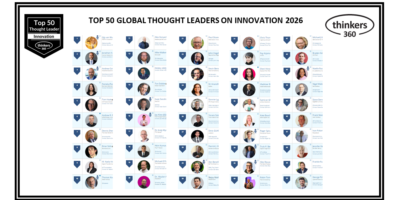 Top 50 Global Thought Leaders and Influencers on Innovation 2026
