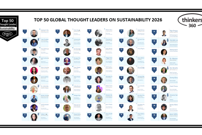 Top 50 Global Thought Leaders and Influencers on Sustainability 2026