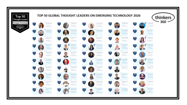 Top 50 Global Thought Leaders and Influencers on Emerging Technology 2026 Top 50 Global Thought Leaders and Influencers on Emerging Technology 2026