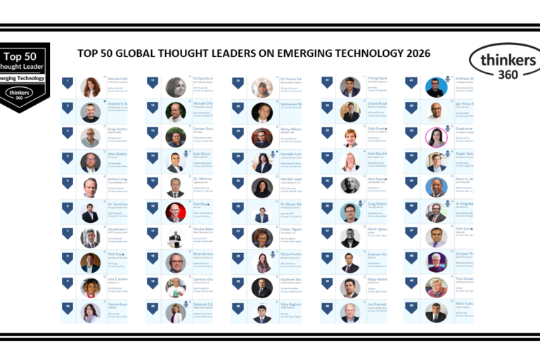 Top 50 Global Thought Leaders and Influencers on Emerging Technology 2026