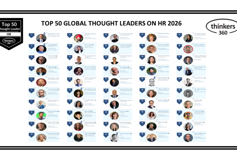 Top 50 Global Thought Leaders and Influencers on HR 2026