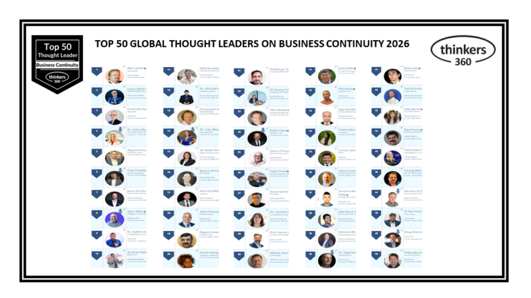 Top 50 Global Thought Leaders and Influencers on Business Continuity 2026