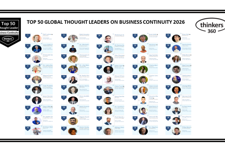 Top 50 Global Thought Leaders and Influencers on Business Continuity 2026