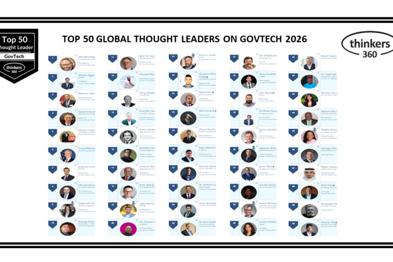 Top 50 Global Thought Leaders and Influencers on GovTech 2026