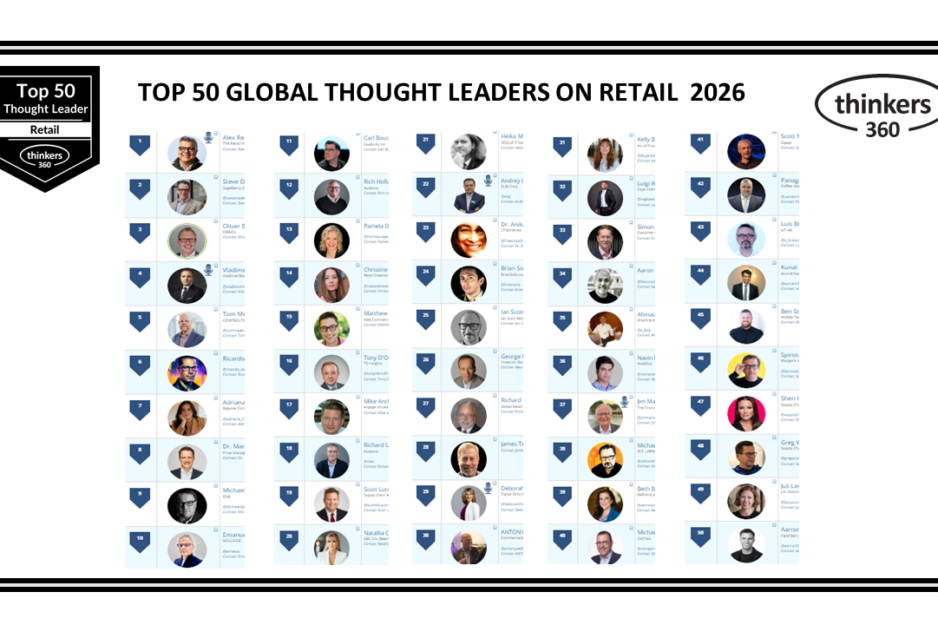 Top 50 Global Thought Leaders and Influencers on Retail 2026 Top 50 Global Thought Leaders and Influencers on Retail 2026