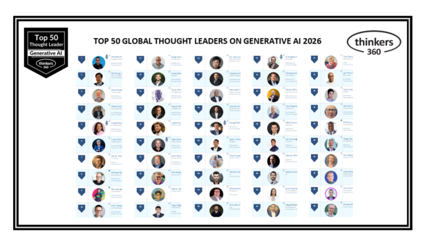Top 50 Global Thought Leaders and Influencers on Generative AI 2026 Top 50 Global Thought Leaders and Influencers on Generative AI 2026