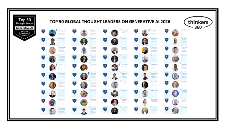 Top 50 Global Thought Leaders and Influencers on Generative AI 2026