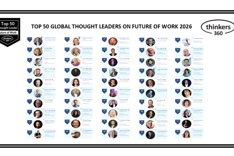 Top 50 Global Thought Leaders and Influencers on Future of Work 2026