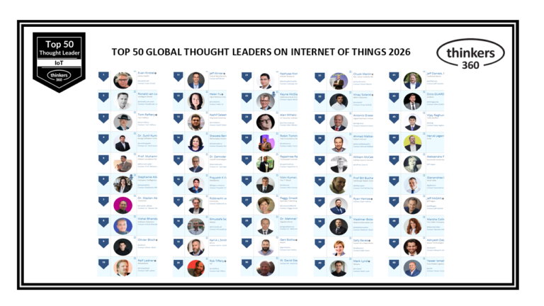 Top 50 Global Thought Leaders and Influencers on Internet of Things 2026