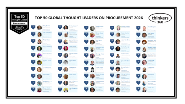 Top 50 Global Thought Leaders and Influencers on Procurement 2026 Top 50 Global Thought Leaders and Influencers on Procurement 2026
