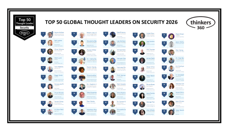 Top 50 Global Thought Leaders and Influencers on Security 2026