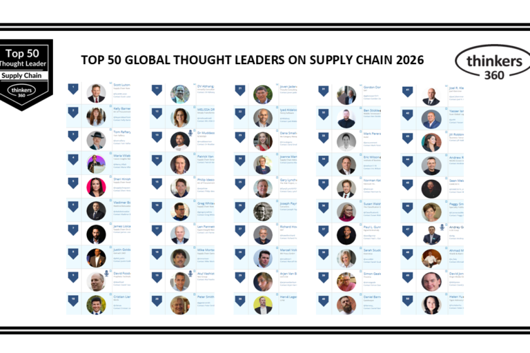 Top 50 Global Thought Leaders and Influencers on Supply Chain 2026