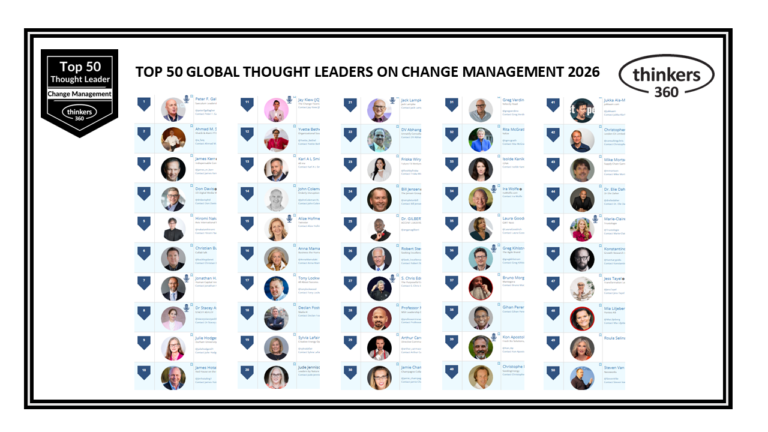 Top 50 Global Thought Leaders and Influencers on Change Management 2026
