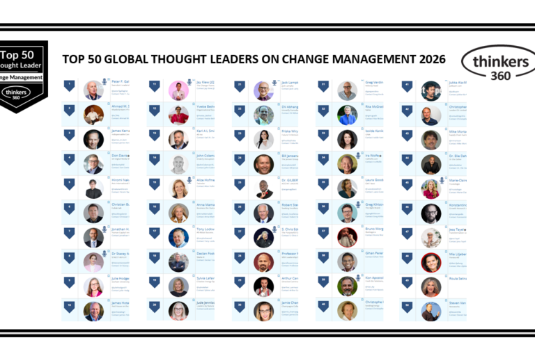 Top 50 Global Thought Leaders and Influencers on Change Management 2026