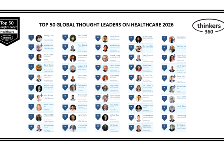 Top 50 Global Thought Leaders and Influencers on Healthcare 2026