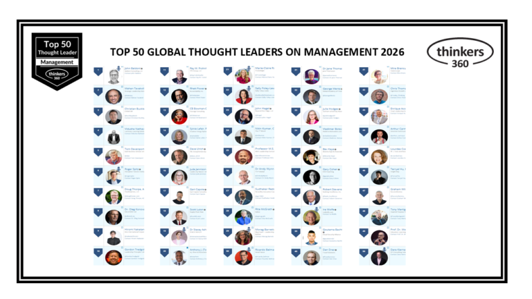 Top 50 Global Thought Leaders and Influencers on Management 2026