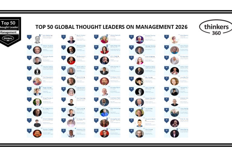 Top 50 Global Thought Leaders and Influencers on Management 2026