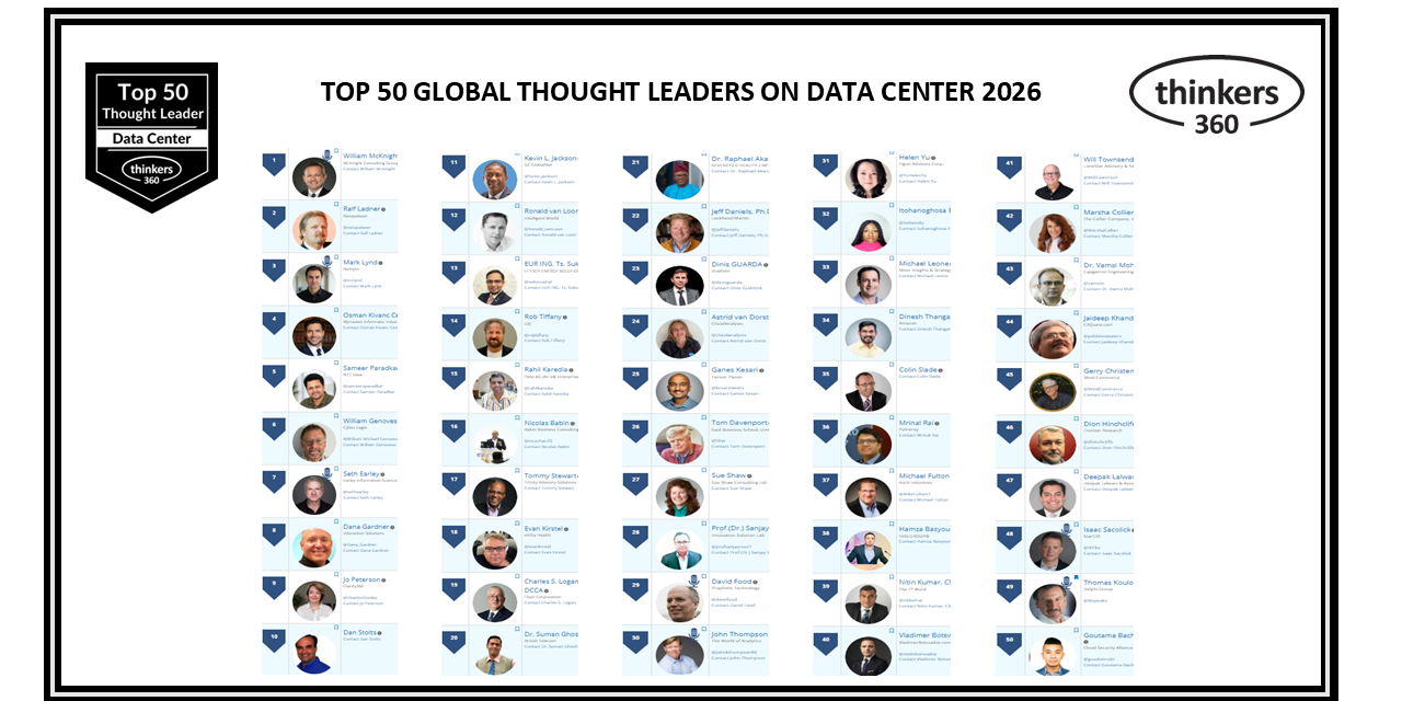 Top 50 Global Thought Leaders and Influencers on Data Center 2026