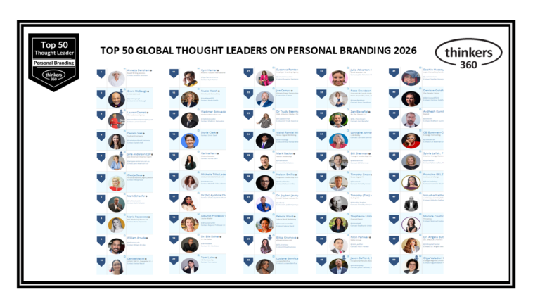 Top 50 Global Thought Leaders and Influencers on Personal Branding 2026