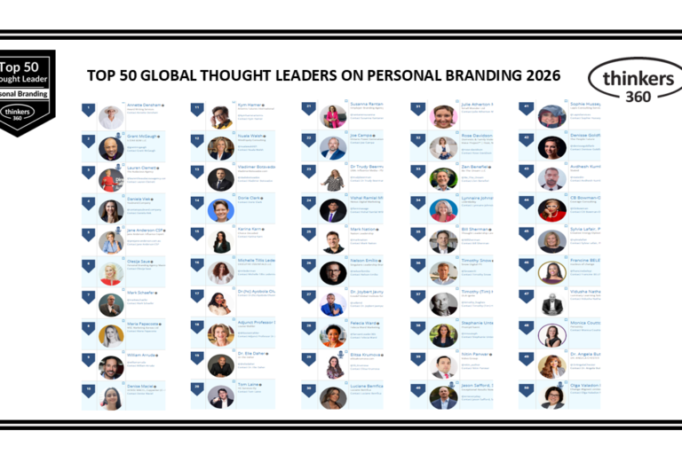 Top 50 Global Thought Leaders and Influencers on Personal Branding 2026